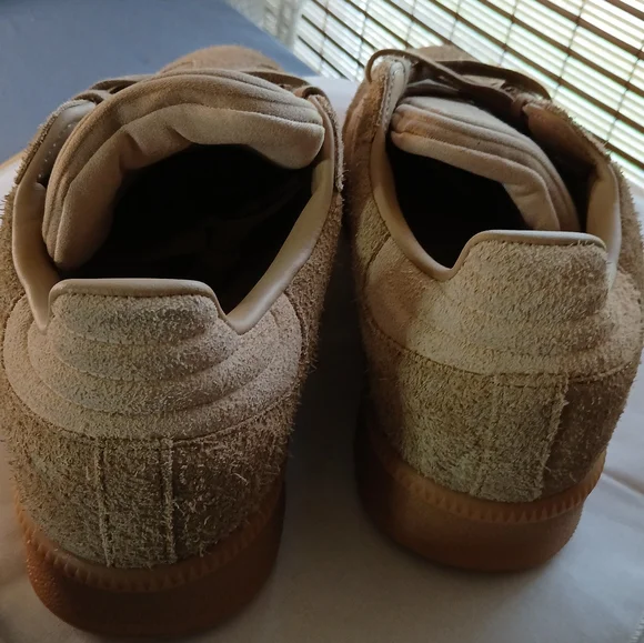 Adidas Beige Suede Sneakers Sz 11 - Picture 9 of 13